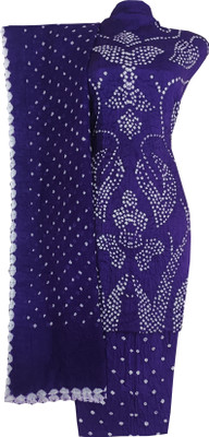 ADHIN Cotton Silk Dyed, Self Design Salwar Suit Material