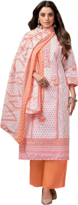 HouseOfCommon Pure Cotton Floral Print Salwar Suit Material