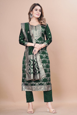 ARISHTA Art Silk Self Design Kurta & Churidar Material