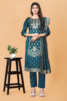 ARISHTA Art Silk Printed Salwar Suit Material