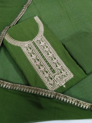 Sublime W Silk Blend Embroidered Salwar Suit Material