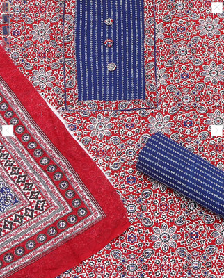 Meghdoot Textiles Pure Cotton Printed Salwar Suit Material