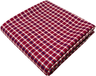 Polytech Textiles Cotton Blend Checkered Shirt Fabric