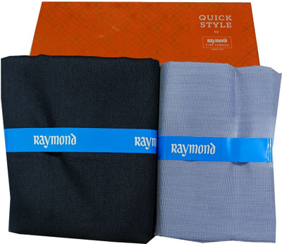 Raymond Cotton Blend Solid, Checkered Shirt & Trouser Fabric