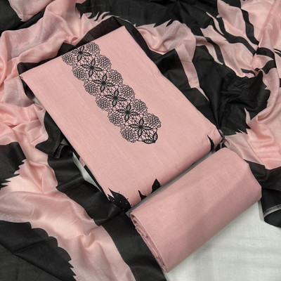 krishna boutique Pure Cotton Printed Salwar Suit Material