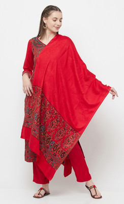 Afsa Acrylic Blend Printed Kurta & Palazzo Material