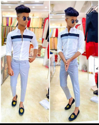 KHODIYAR FASHION Polycotton Printed Shirt & Trouser Fabric