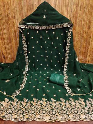 HouseOfCommon Georgette Embroidered Salwar Suit Material