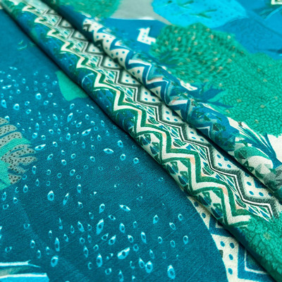 LCX Silk Blend Printed Multi-purpose Fabric