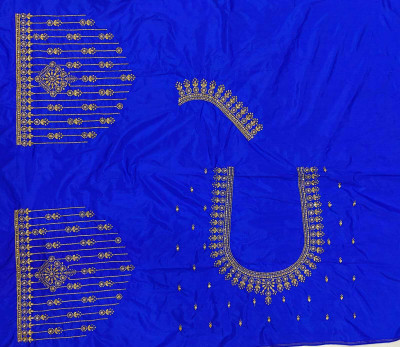 SIDDHI TRENDZ Art Silk Embroidered Blouse Material