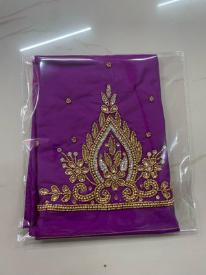 AITRIFashion Art Silk Embroidered Blouse Material