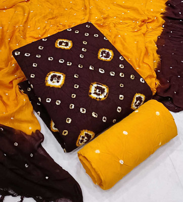 Irkal fab Cotton Blend Printed Salwar Suit Material