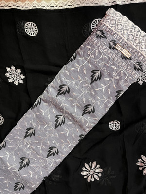 sangeeta Cotton Linen Embroidered Salwar Suit Material