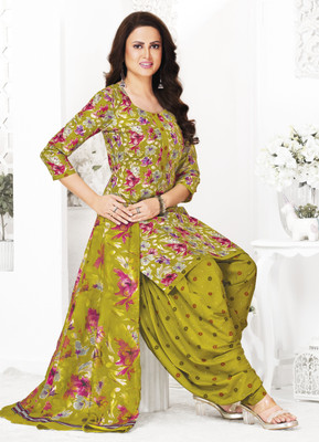 Simmu Pure Cotton Floral Print Salwar Suit Material