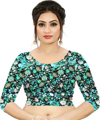 Gopinath creation Satin Printed Blouse Material