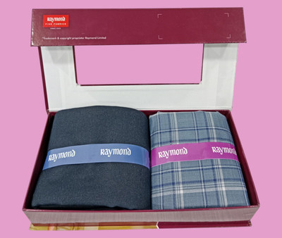 Raymond Viscose Rayon Checkered, Printed Shirt & Trouser Fabric