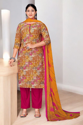Dariya Fashion Crepe Printed Salwar Suit Material