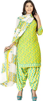 Kashvi Crepe Chevron/Zig Zag Salwar Suit Material