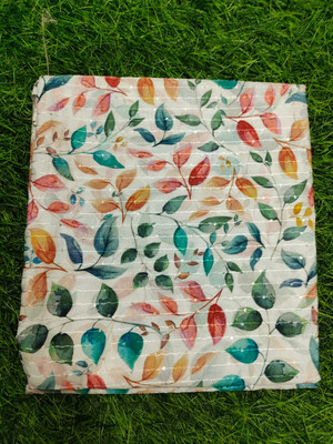 Chamunda art Muslin Floral Print Kurta Fabric