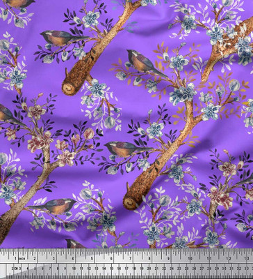Soimoi Pure Cotton Floral Print Multi-purpose Fabric