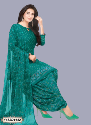 Eddika Crepe Printed Salwar Suit Material