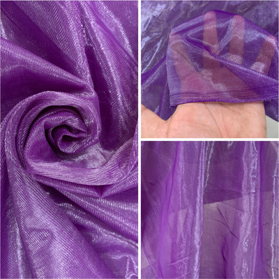 KRISHNAM TRENDS Organza Self Design Multi-purpose Fabric