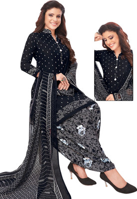The THIRA Crepe Paisley Salwar Suit Material
