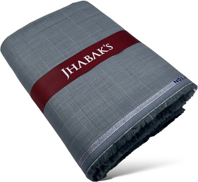 JHABAK'S Pure Cotton Checkered Shirt Fabric