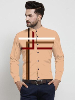 RGDP CREATION Polyester Striped Shirt Fabric