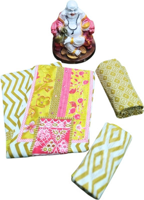 PalSaree Cotton Blend Solid Multipurpose Running Fabric