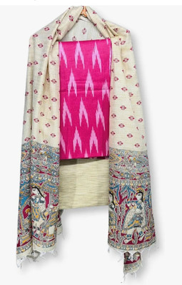 Manikant Handloom Cotton Silk Printed Salwar Suit Material