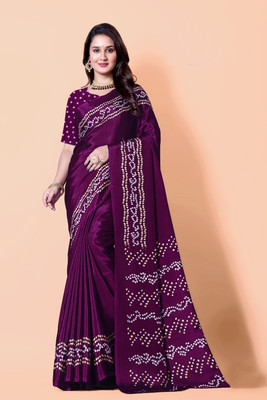 Kavya Creation Silk Blend Printed Blouse Material