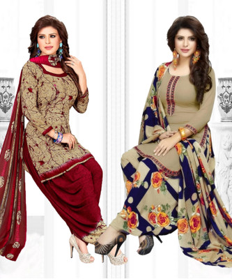 Caoimhe Crepe Printed Salwar Suit Material