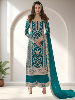 Dealbazaars Corporation Net/Lace Embroidered Salwar Suit Material