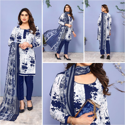 ANAND Crepe Printed Salwar Suit Material