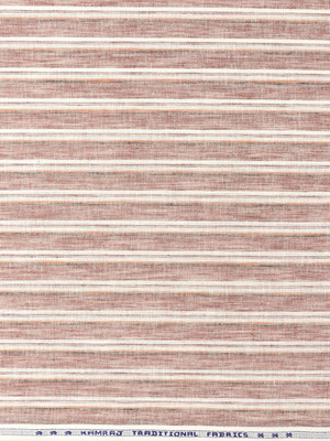 Ramraj Cotton Cotton Blend Striped Shirt Fabric