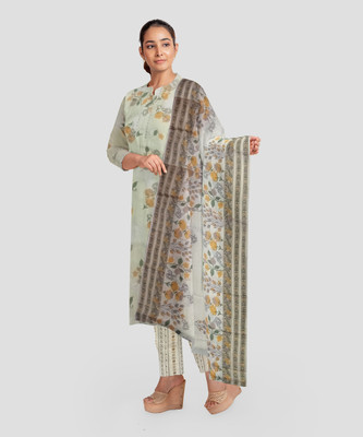 Omkar Traders Cotton Blend Printed Salwar Suit Material