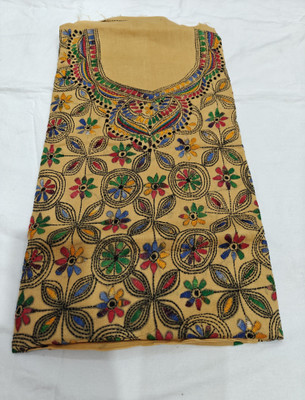 RIDDHI Pure Cotton Embroidered Salwar Suit Material