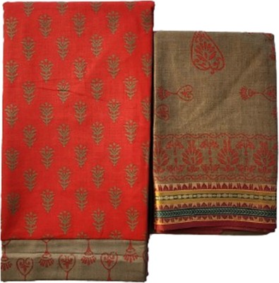RANDHANA CREATION Cotton Silk Printed Salwar Suit Material