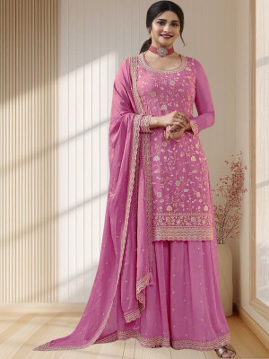 Amit Georgette Embroidered Salwar Suit Material