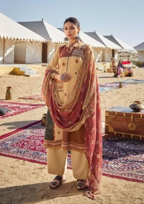 SABHYAM Silk Blend Printed Salwar Suit Material