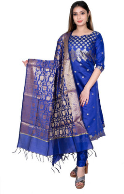 The SDF India Jacquard Self Design Salwar Suit Material