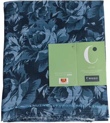 Linen Club Linen Printed Shirt Fabric