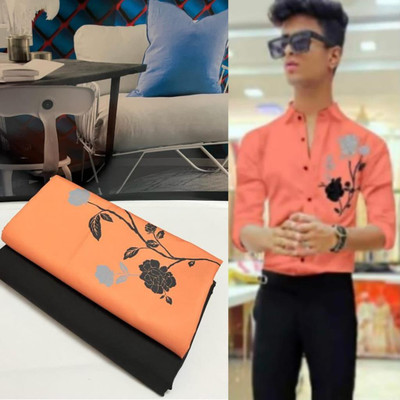 khodiyarfshion Polycotton Printed Shirt & Trouser Fabric