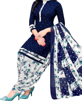 VERCO Crepe Printed Salwar Suit Material