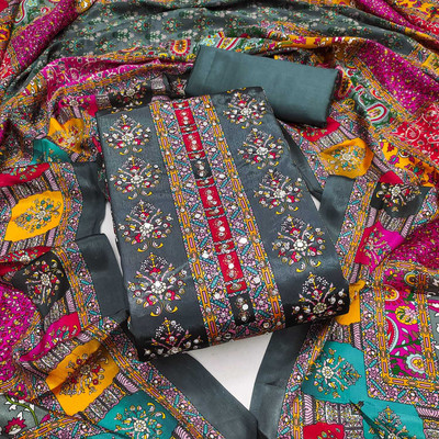 TNT Cotton Silk Printed Salwar Suit Material