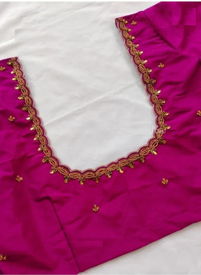 Zaid Collection Art Silk Embroidered Blouse Material