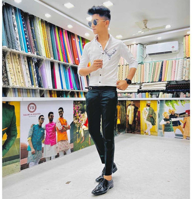 nilkanth Polycotton Striped Shirt & Trouser Fabric