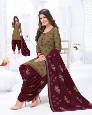 HouseOfCommon Crepe Printed Salwar Suit Material