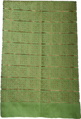 Dudheeba Textiles Silk Blend Embroidered Blouse Material